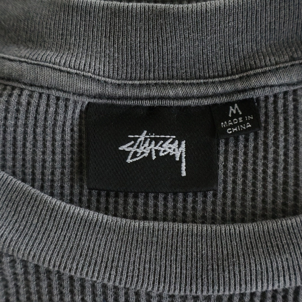 STUSSY(ステューシー) Thermal long sleeve tee サーマル ロングスリーブ 1140314 グレー