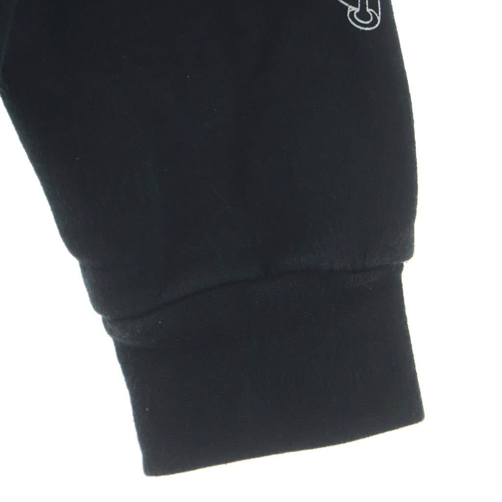 CHROME HEARTS(クロムハーツ) Multicolor Sleeve Logo Horseshoe Pullover Hoodie マルチカラー スリーブホースシューロゴ プルオーバーパーカー フーディー ブラック