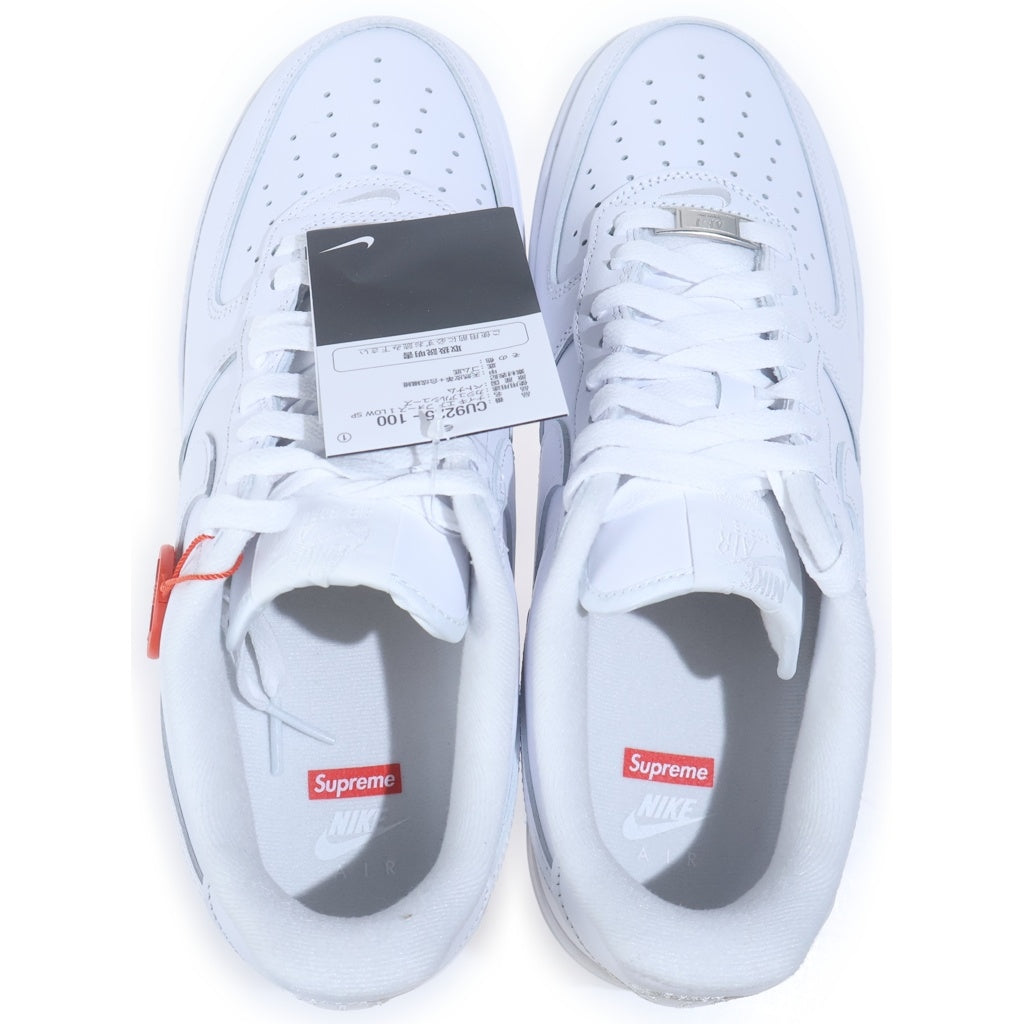 NIKE(ナイキ) ×Supreme Air Force 1 Low シュプリーム エアフォース1 ローカットスニーカー ホワイト US9/27cm CU9225-100