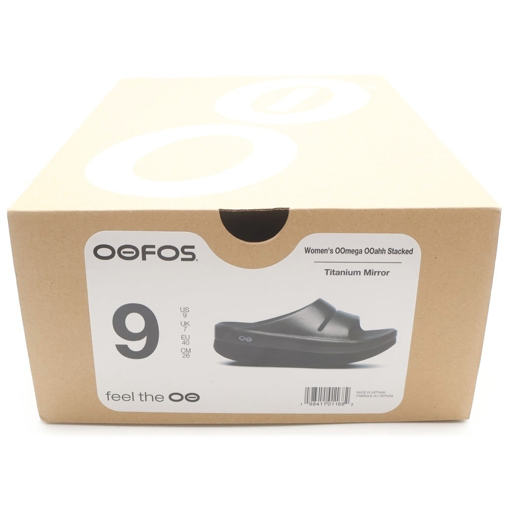 NO BRAND(ノーブランド) OOFOS オーフォス OOmega OOahh Luxe ウーメガ ウーアー ルクス ブラック