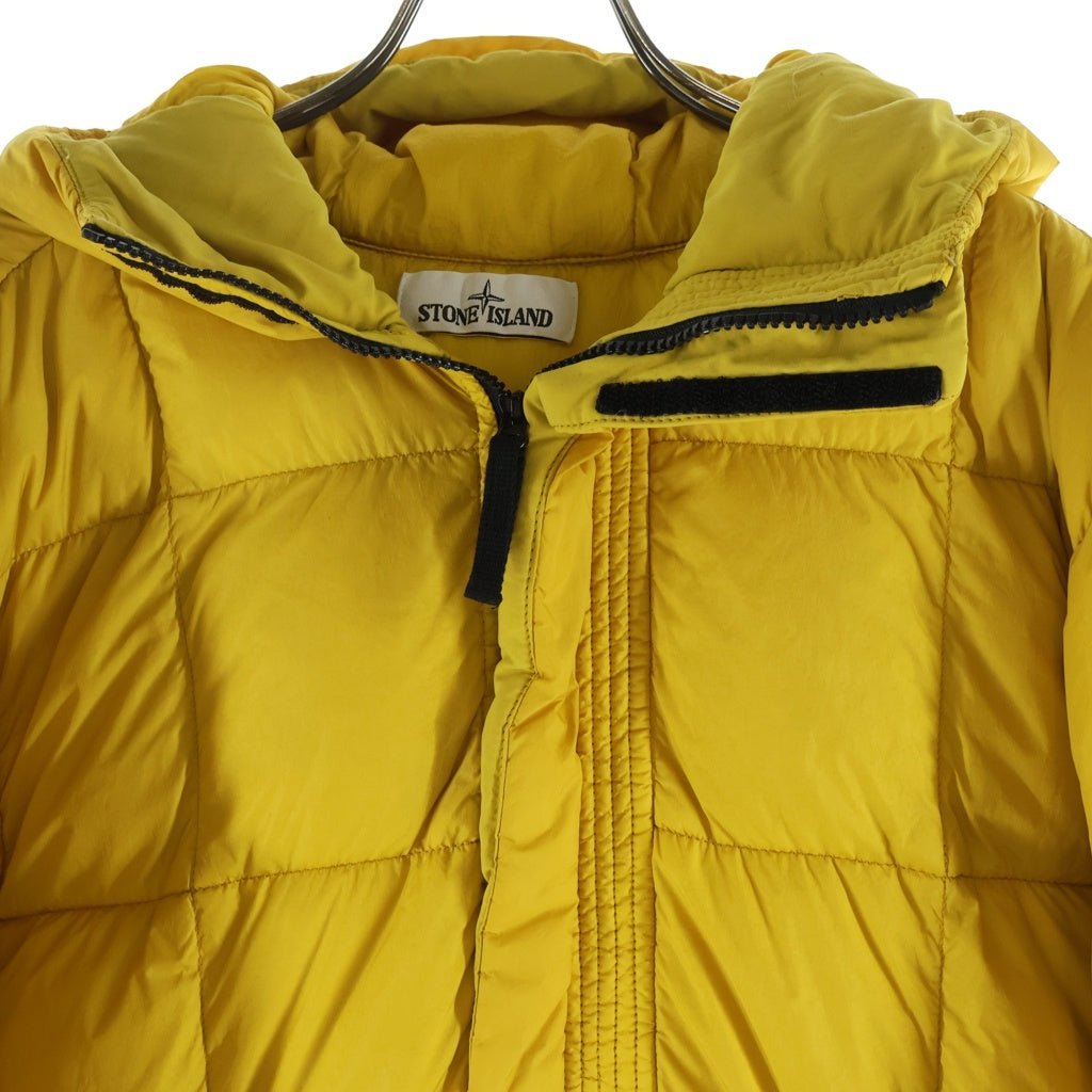 STONE ISLAND(ストーンアイランド) ハーフジップ ダウンジャケット イエロー 691541323
