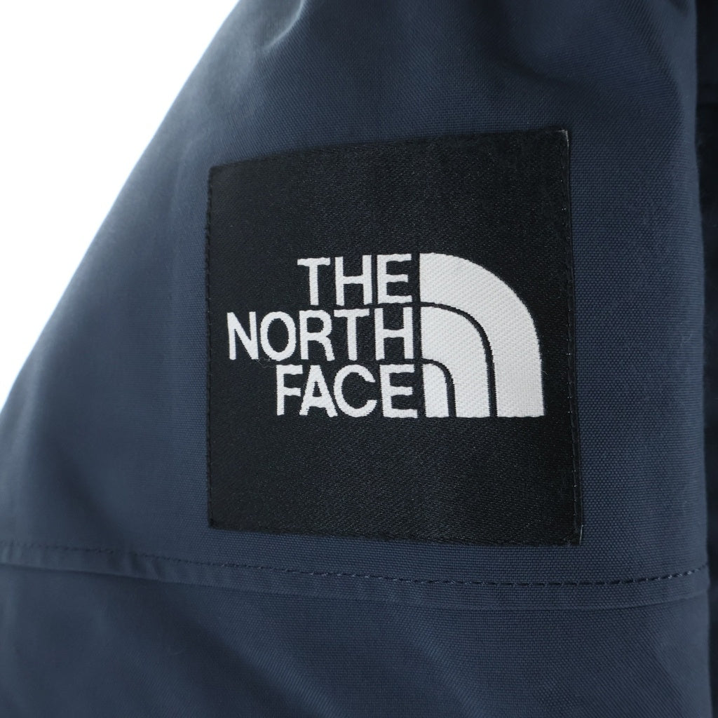 THE NORTH FACE(ザノースフェイス) ANTARCTICA PARKA アンタークティカ ナイロン ロゴ刺繍 ファーフーデッド ダウンジャケット ネイビー ND91707