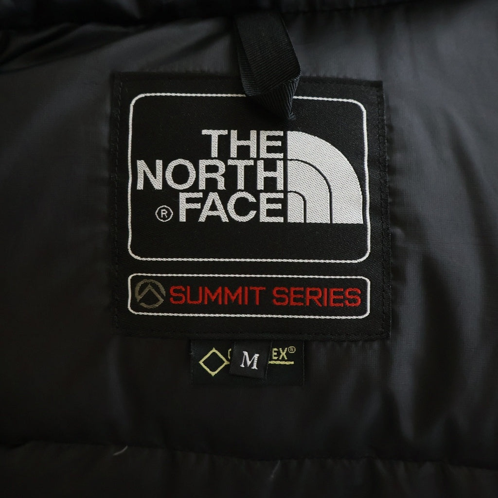 THE NORTH FACE(ザノースフェイス) ANTARCTICA PARKA アンタークティカ ナイロン ロゴ刺繍 ファーフーデッド ダウンジャケット ネイビー ND91707