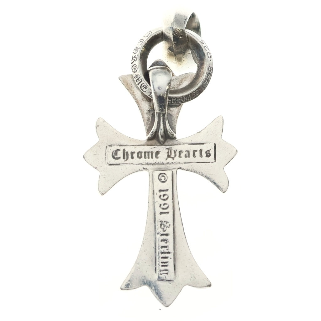 CHROME HEARTS(クロムハーツ) CH CRS SML W/BALE Wベイル スモールCHクロス ペンダントトップ シルバー BCA218