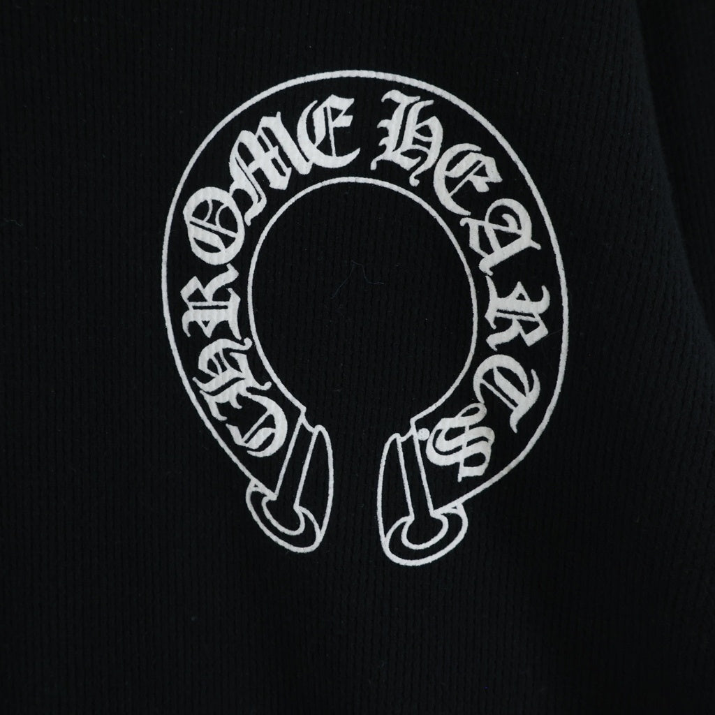 CHROME HEARTS(クロムハーツ) Thermal L S 袖フローラルプリントサーマル長袖カットソー ブラック