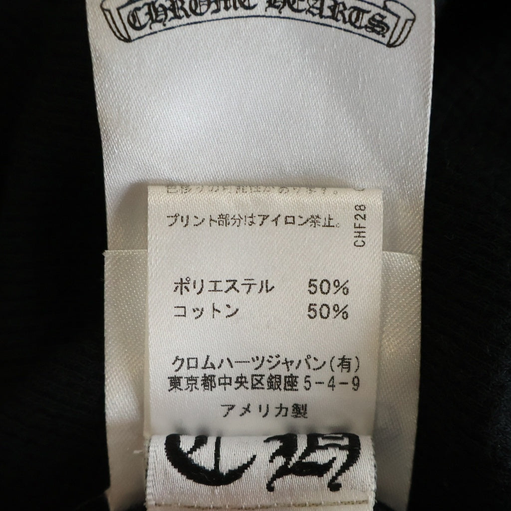 CHROME HEARTS(クロムハーツ) Thermal L S 袖フローラルプリントサーマル長袖カットソー ブラック