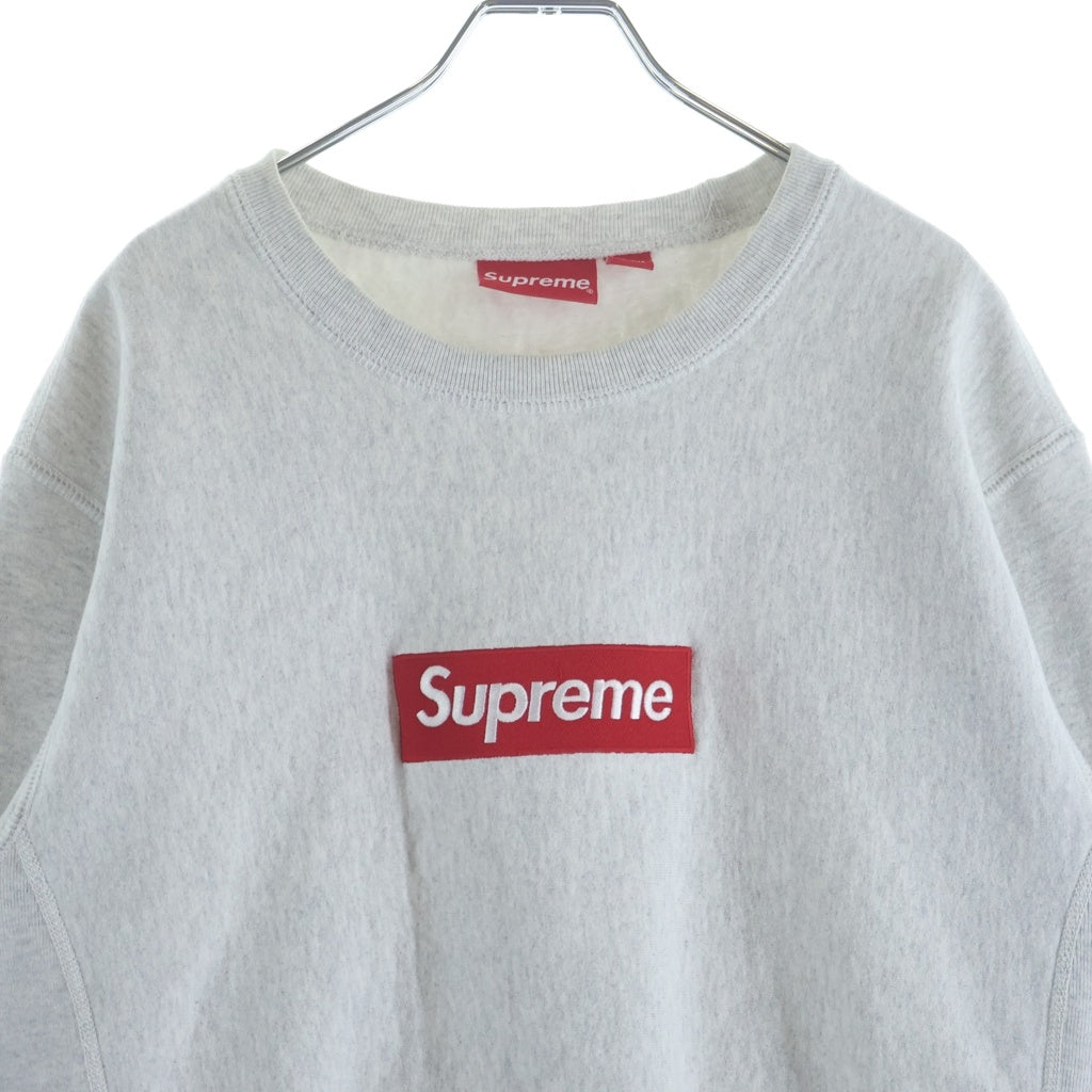 SUPREME(シュプリーム) 18AW BOX LOGO Crewneck Sweatshirt ボックスロゴ クルーネック スウェット トレーナー グレー
