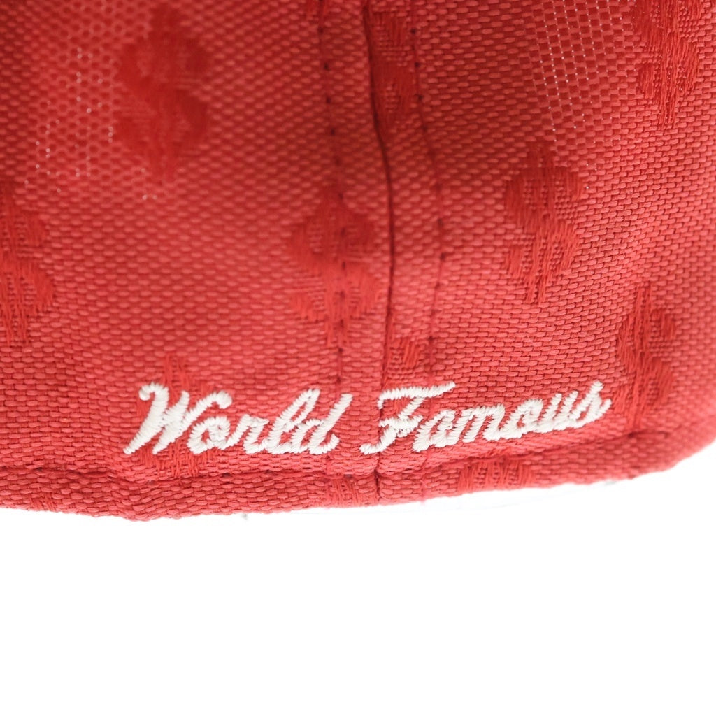 SUPREME(シュプリーム) 18SS Monogram Box Logo モノグラム ボックスロゴ ベースボールキャップ レッド
