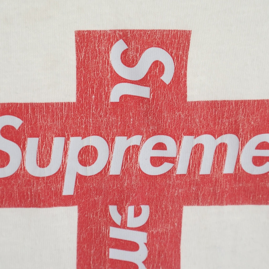 SUPREME(シュプリーム) Cross Box Logo Tee クロスボックスロゴ クルーネックTシャツ ホワイト