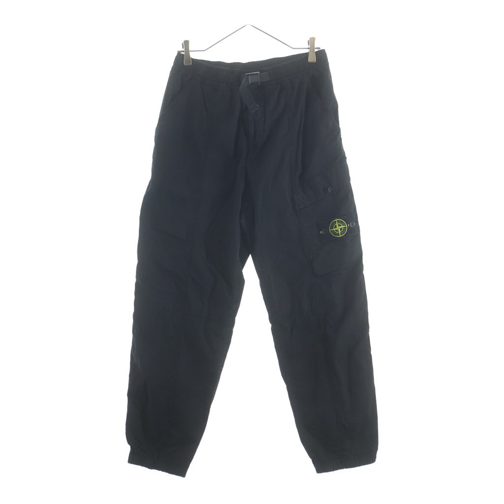 STONE ISLAND(ストーンアイランド) Tapered cargo pants テーパードカーゴパンツ K1S153100016 S0010 ブラック