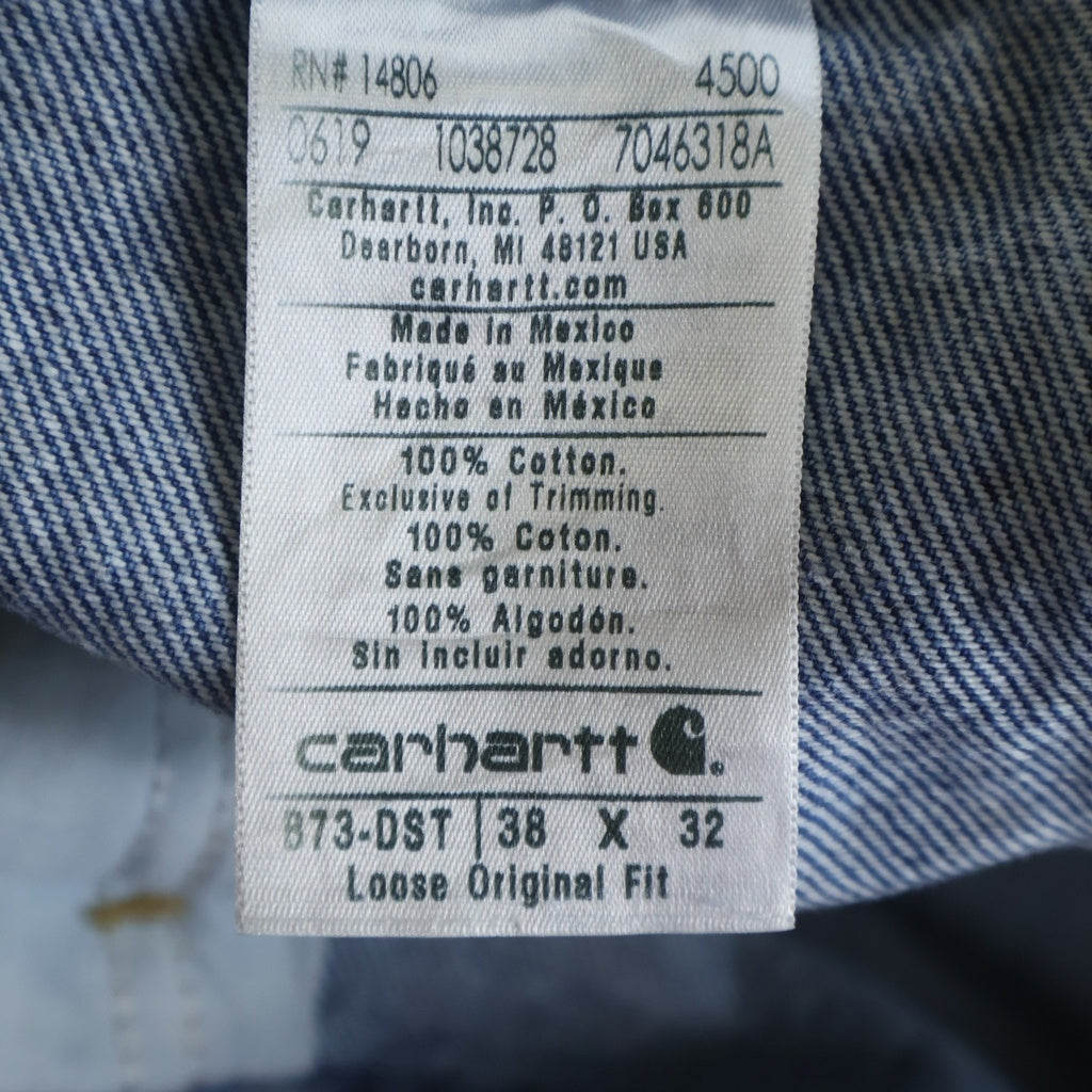 CARHARTT(カーハート) 10s メキシコ製 ダブルニー カットオフ デニム ショートパンツ インディゴ