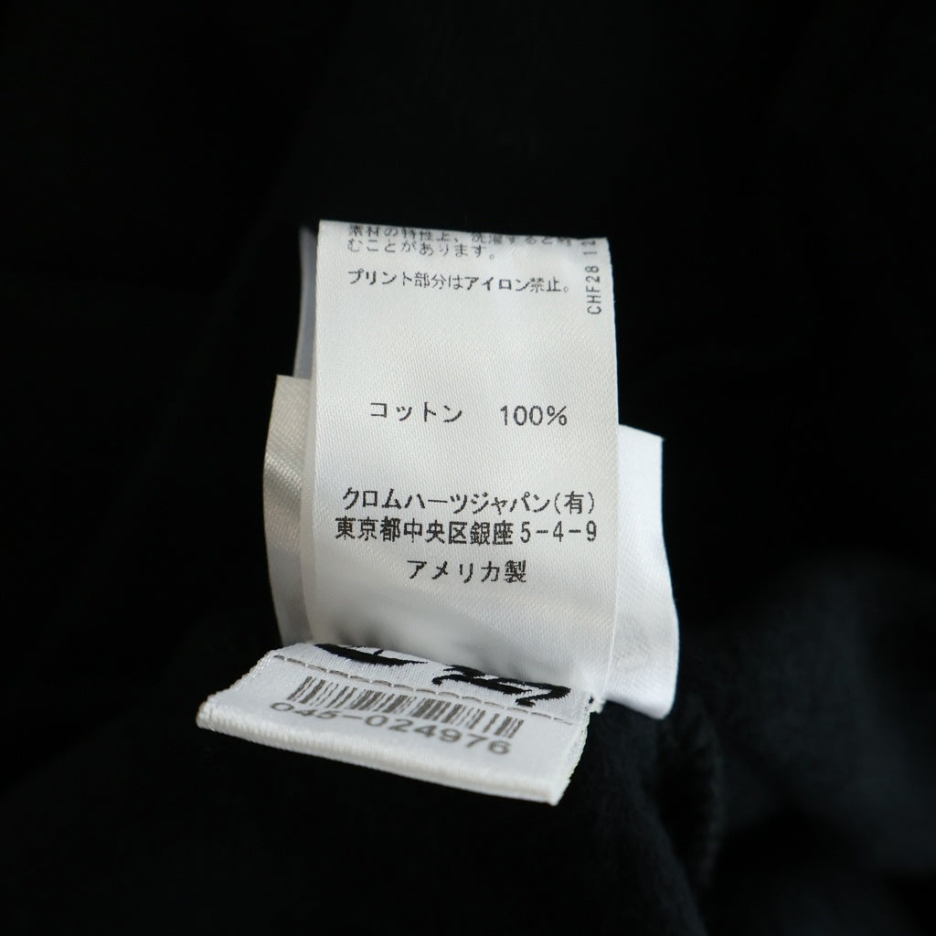 CHROME HEARTS(クロムハーツ) Back Scroll Label Pullover Hoodie バックスクロールラベル プルオーバーパーカー ブラック