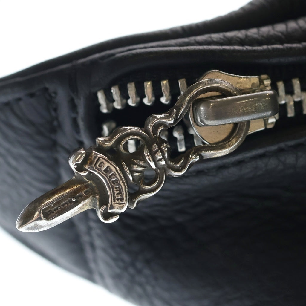 CHROME HEARTS(クロムハーツ) #1 SNAT PACK スナットパック ダガージップ ガンスリンガーベルト レザーウエストバッグ ブラック