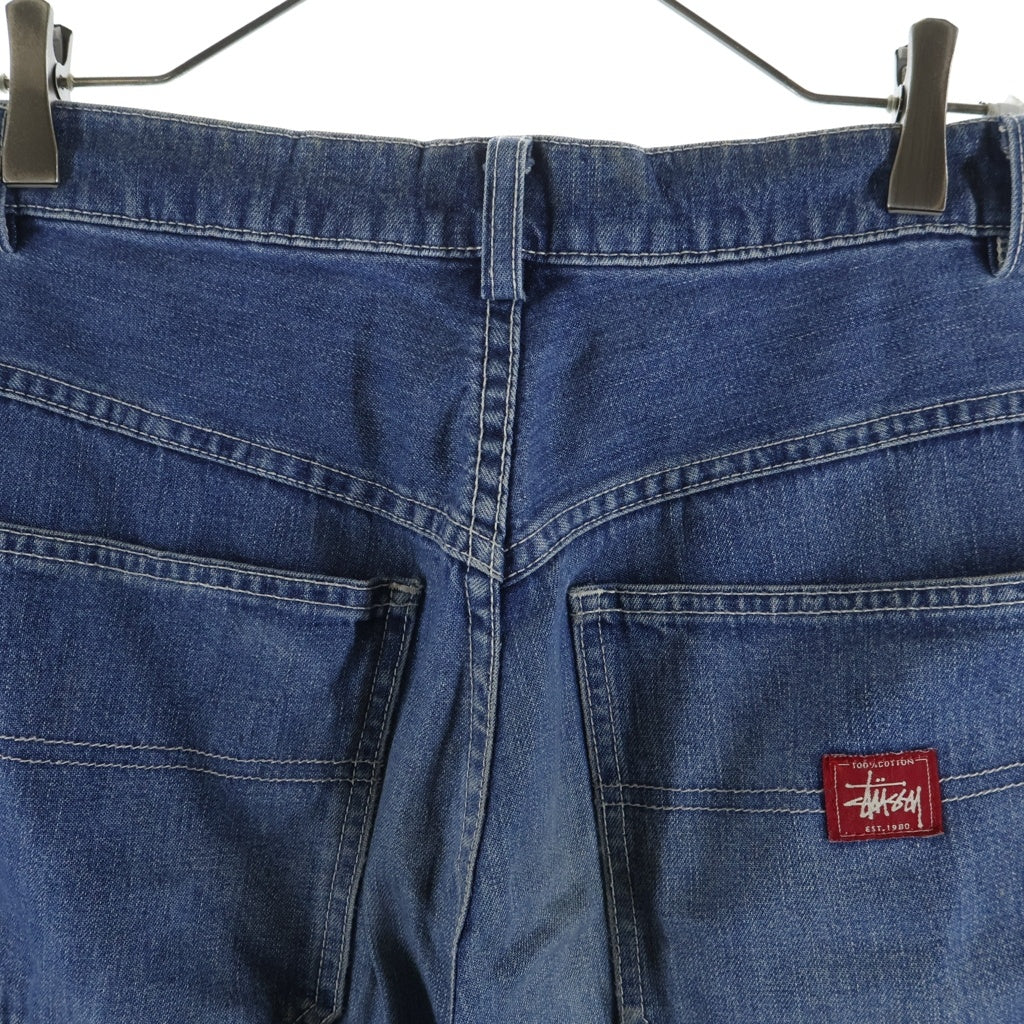STUSSY(ステューシー) 90s 赤タグ USA製 デニム カーゴパンツ インディゴ