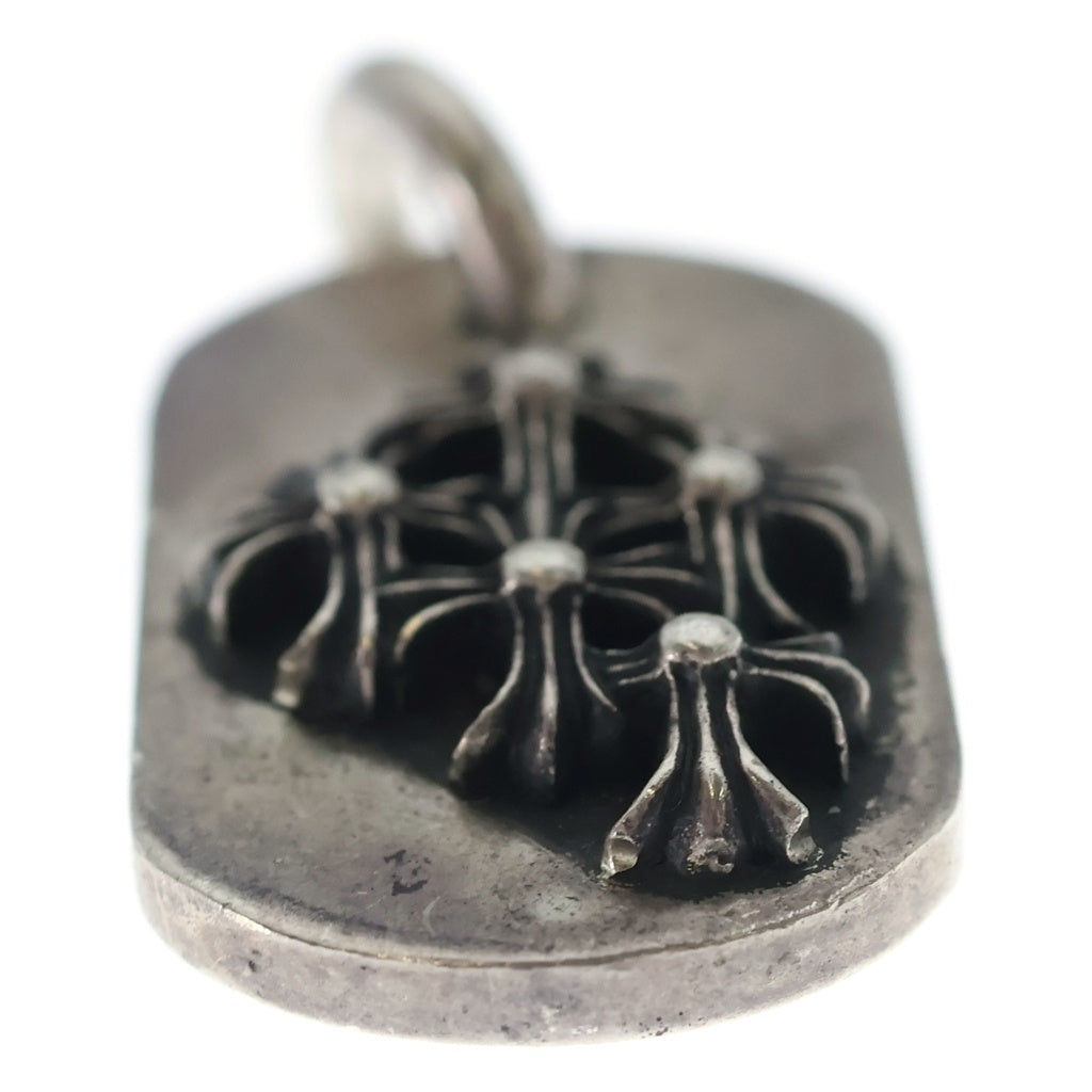 CHROME HEARTS(クロムハーツ) RAISED DOGTAG レイズドドッグタグ チャーム ネックレストップ シルバー