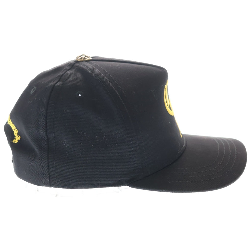 CHROME HEARTS(クロムハーツ) CH HAT CH刺繍ベースボールキャップ ブラック/イエロー