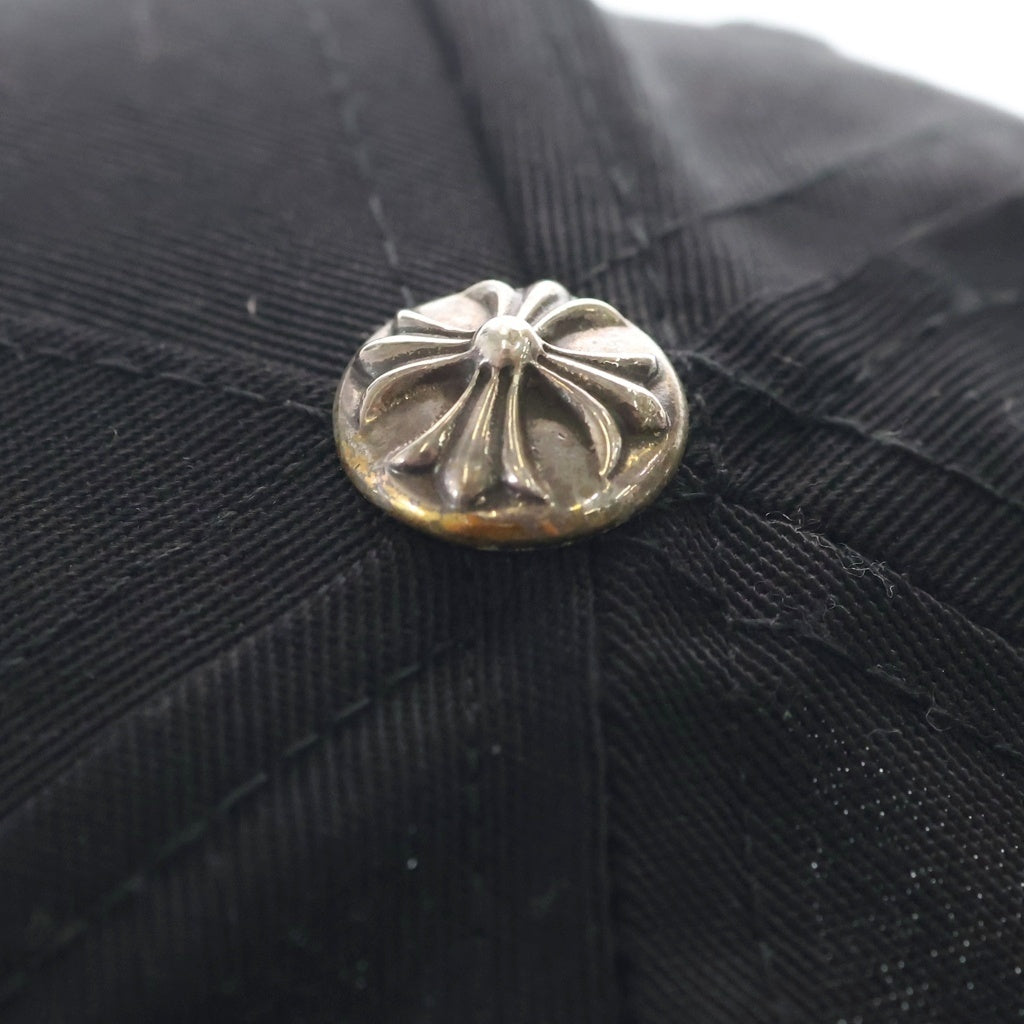 CHROME HEARTS(クロムハーツ) CH HAT CH刺繍ベースボールキャップ ブラック/イエロー