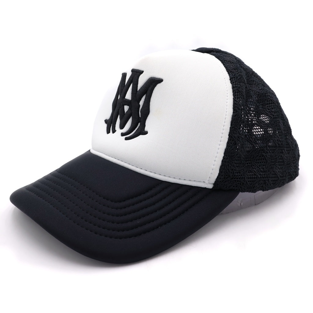 AMIRI(アミリ) MA TWO TONE TRUCKER HAT メッシュトラッカーキャップ AMHA TR1030 ブラック/ホワイト