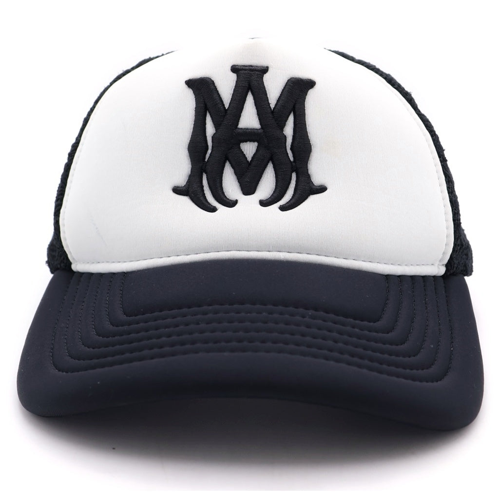 AMIRI(アミリ) MA TWO TONE TRUCKER HAT メッシュトラッカーキャップ AMHA TR1030 ブラック/ホワイト