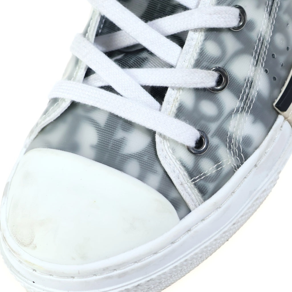 Christian Dior(クリスチャンディオール) 19AW B23 HIGH TOP OBLIQUE SNEAKERS オブリーク 総柄 ハイカットスニーカー ホワイト/ブラック 3SH118YJP