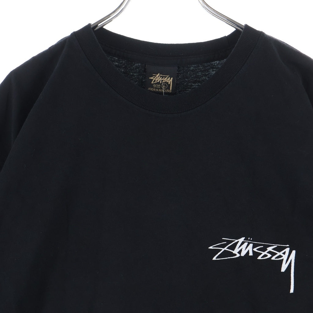 STUSSY(ステューシー) 23SS ×OUR LEGACY Dot Pigment Dyed Tee クルーネック半袖Tシャツ ブラック