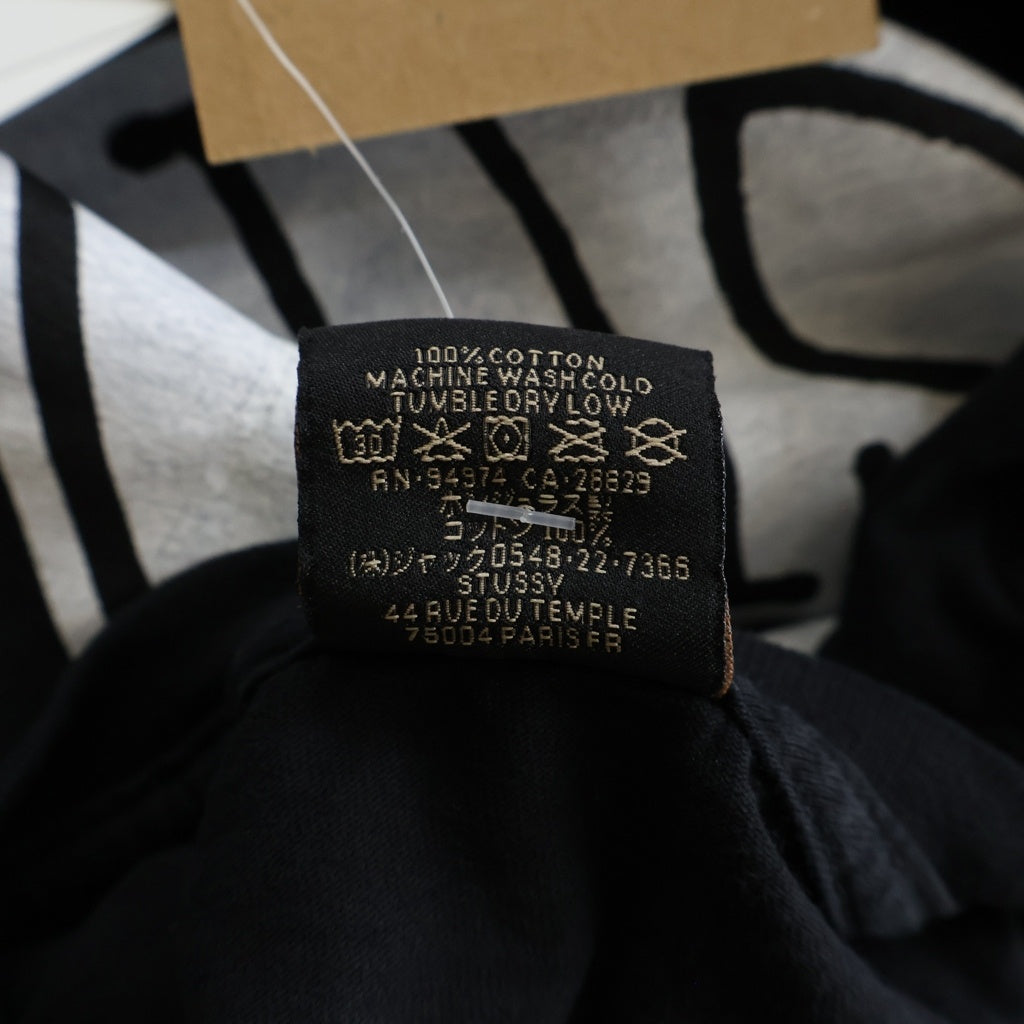 STUSSY(ステューシー) 23SS ×OUR LEGACY Dot Pigment Dyed Tee クルーネック半袖Tシャツ ブラック