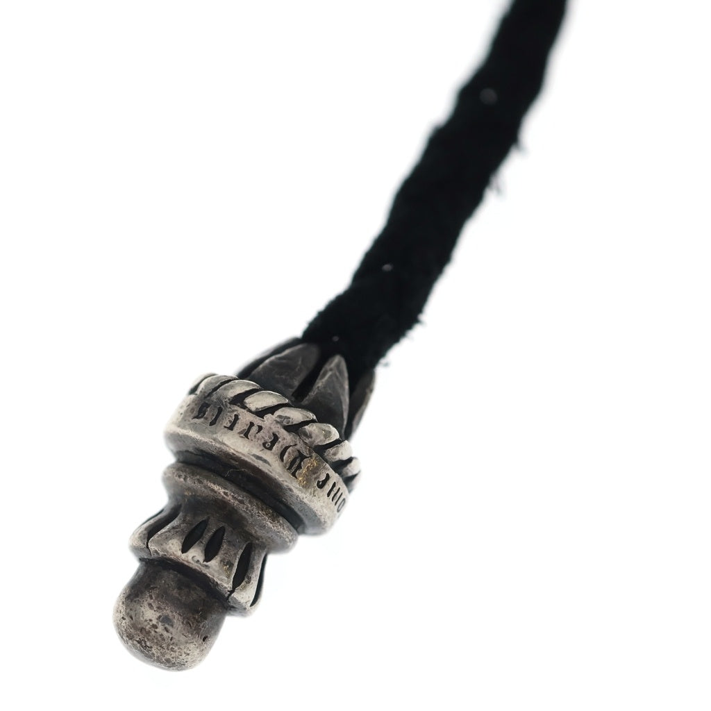 CHROME HEARTS(クロムハーツ) CH CRS SMLスモールCHクロス BC ボロチップブレイド ネックレス シルバー BCA220