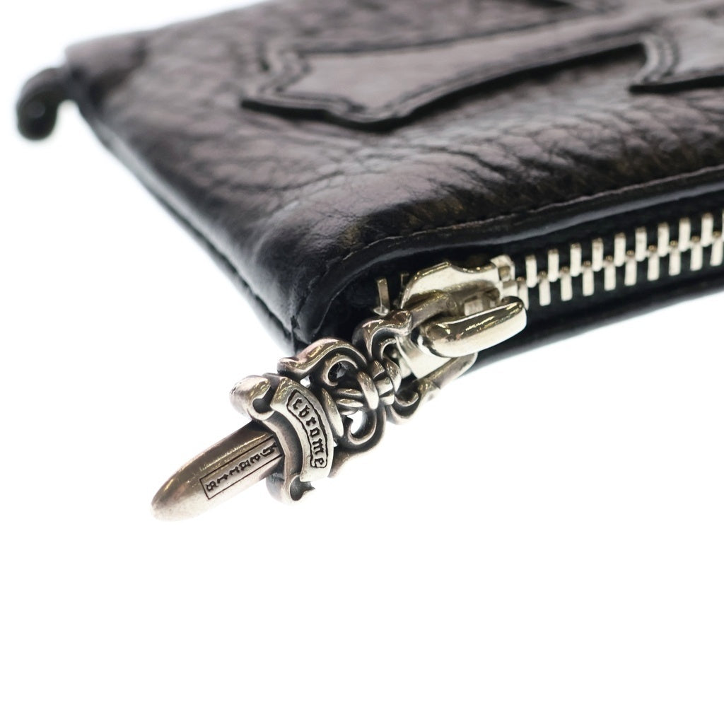 CHROME HEARTS(クロムハーツ) TINY ZIP Wallet タイニージップ ウォレット ブラック