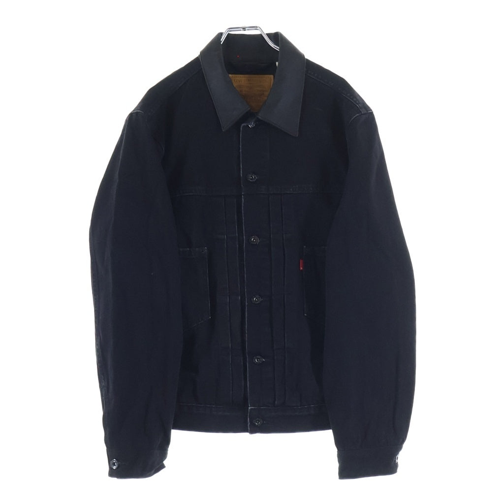 Levi's(リーバイス) ×EDIFICE 2nd Type 襟レザー PC9-007X7-0000 G