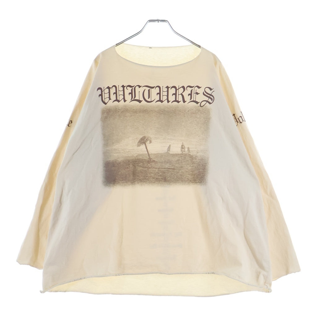 NO BRAND(ノーブランド) YZY VULTURES 1 LONG SLEEVE TEE ロングスリーブカットソー ベージュ