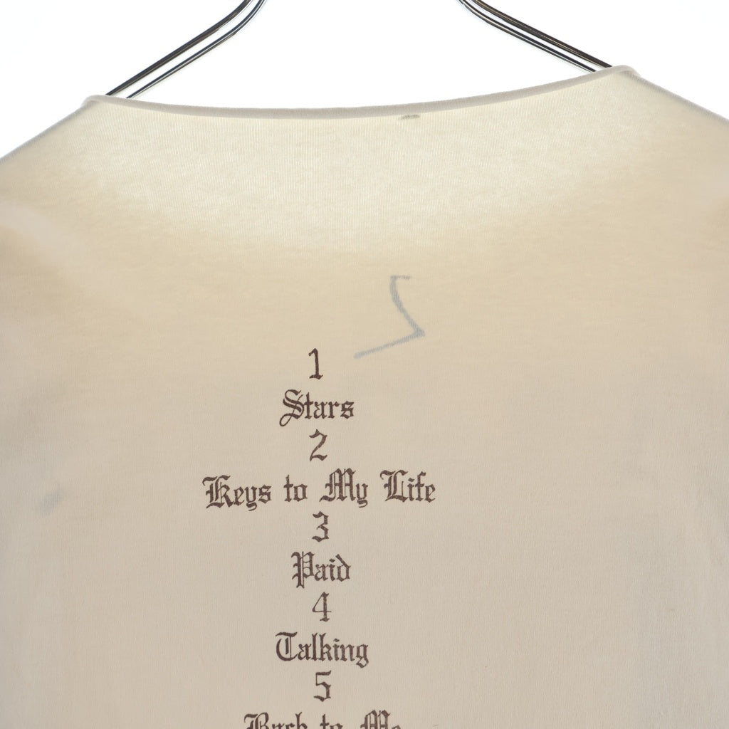 NO BRAND(ノーブランド) YZY VULTURES 1 LONG SLEEVE TEE ロングスリーブカットソー ベージュ