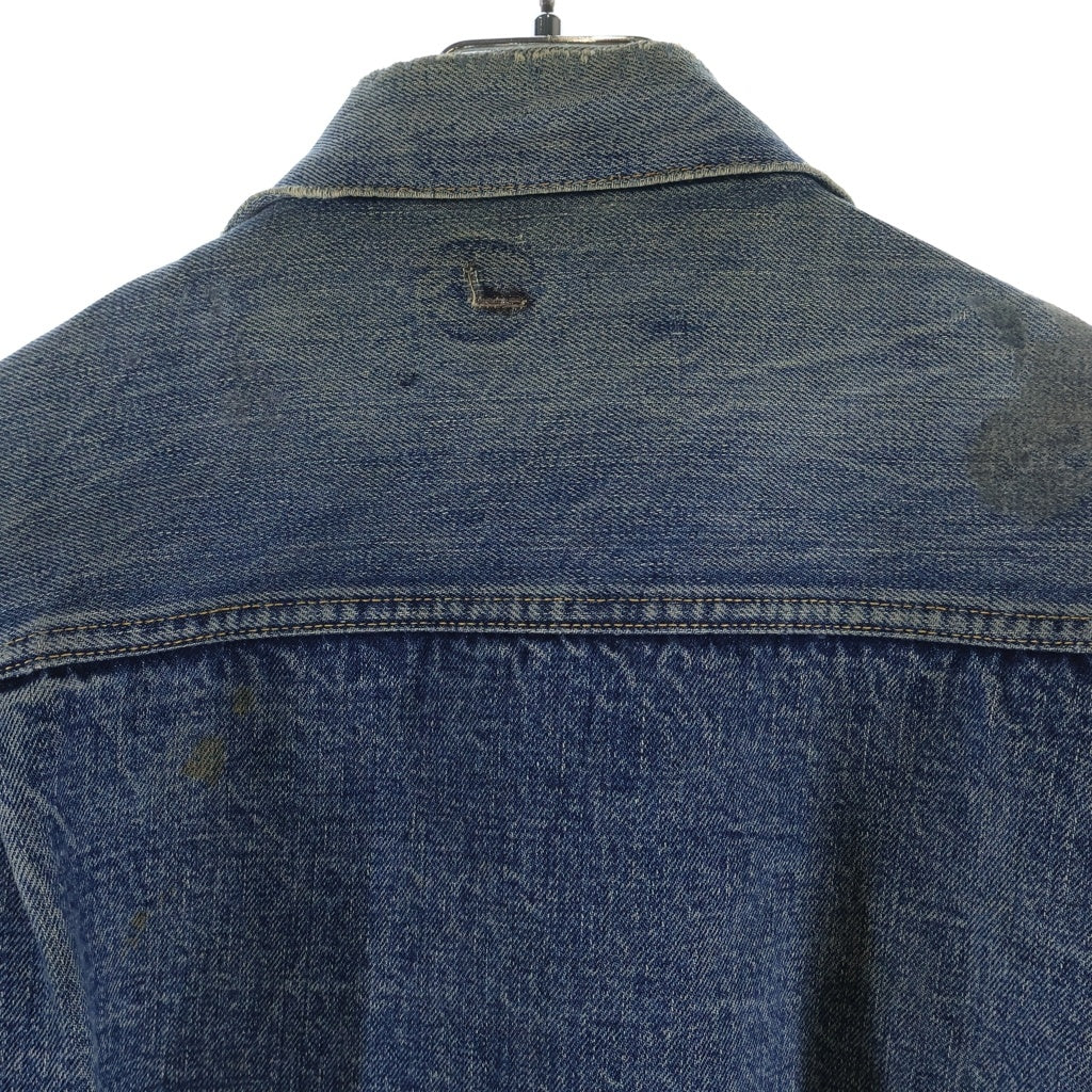 Levi's(リーバイス) 50s VINTAGE 507XX 革パッチ レインボーステッチ コの字ステッチ Gジャン インディゴ