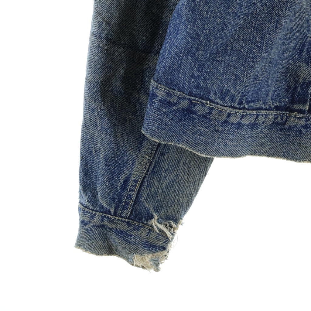 Levi's(リーバイス) 50s VINTAGE 507XX 革パッチ レインボーステッチ コの字ステッチ Gジャン インディゴ