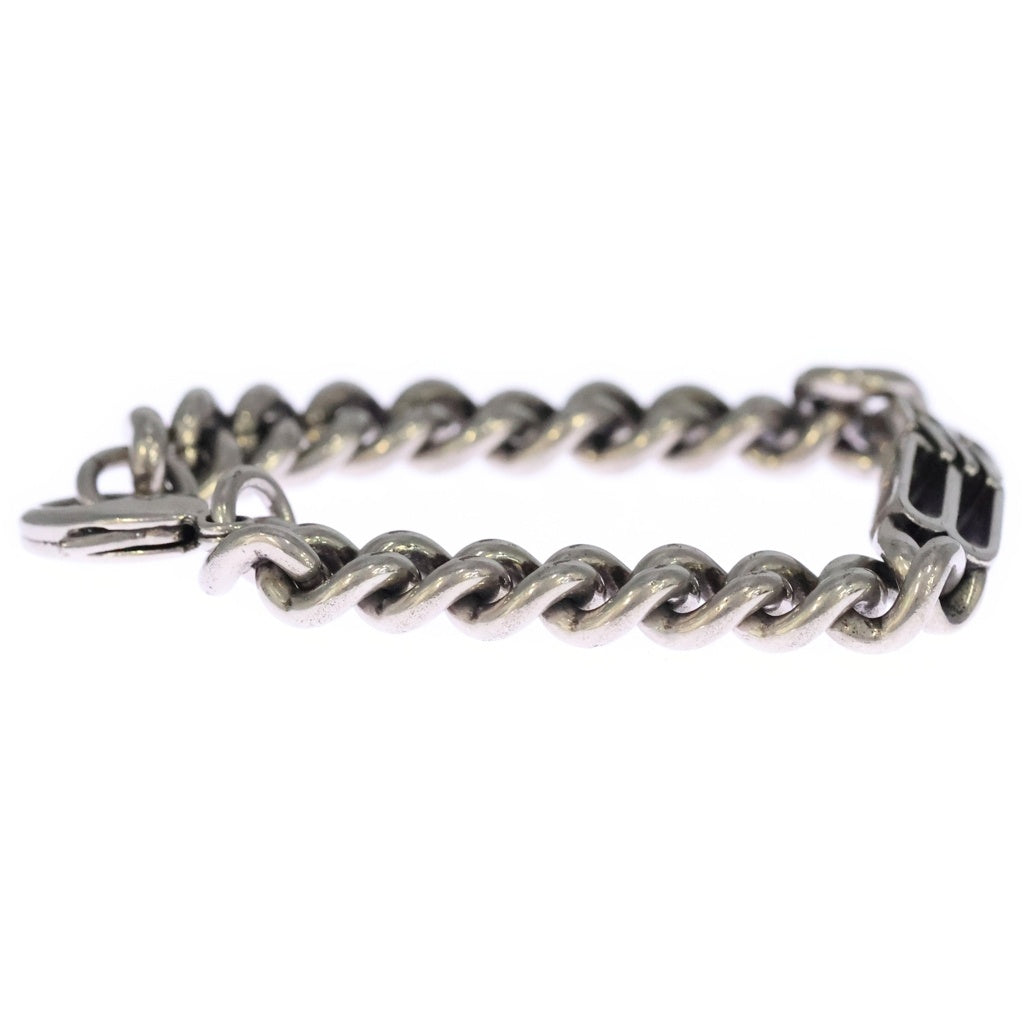 BALENCIAGA(バレンシアガ) BB ICON THIN BRACELET BBアイコン ブレスレット シルバー