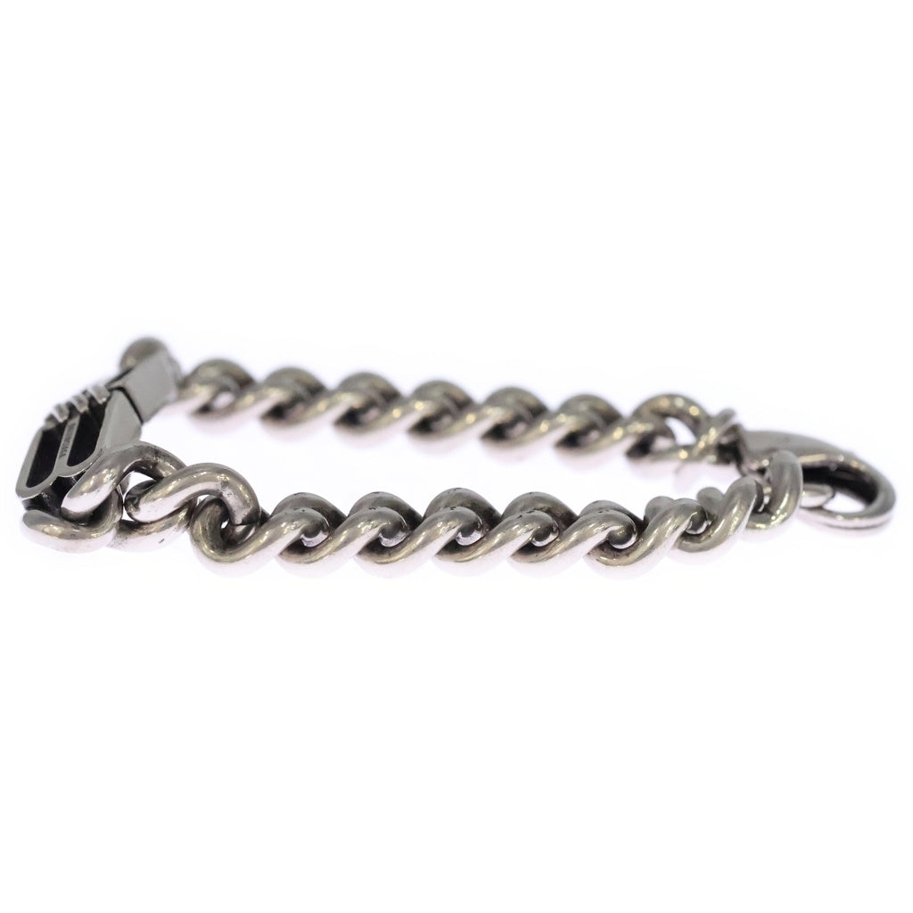 BALENCIAGA(バレンシアガ) BB ICON THIN BRACELET BBアイコン ブレスレット シルバー