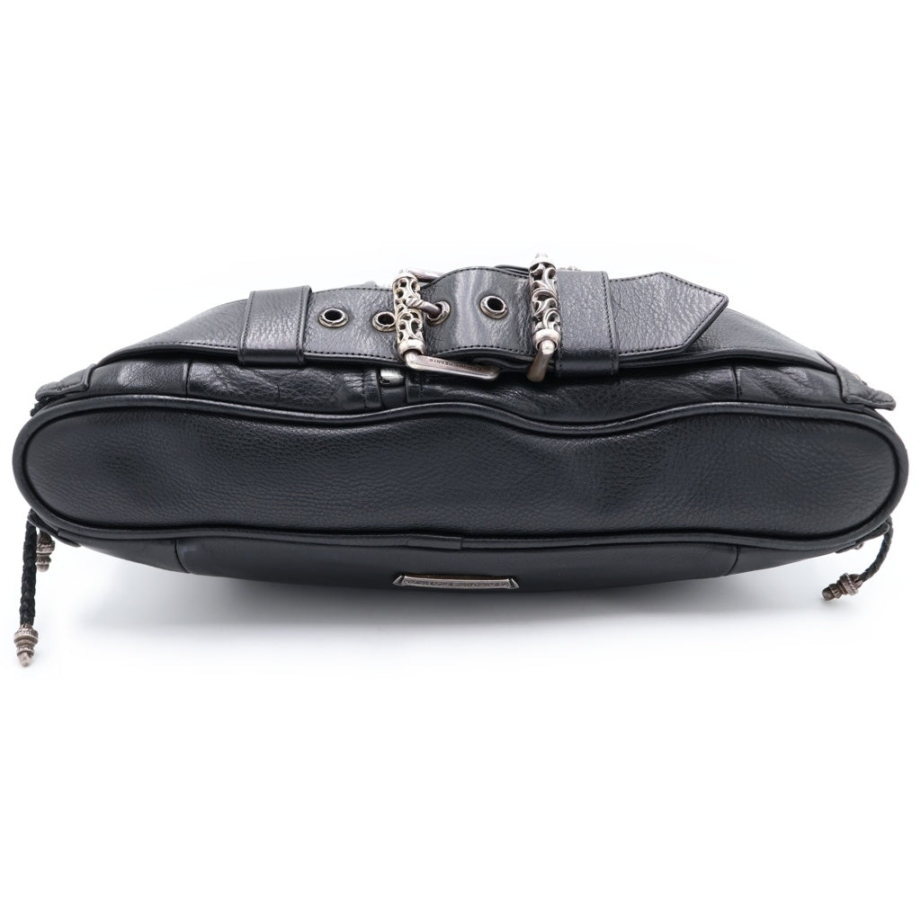 CHROME HEARTS(クロムハーツ) JJ DEAN Large JJディーン レザーライダース トートバッグ ブラック ラージ レディース