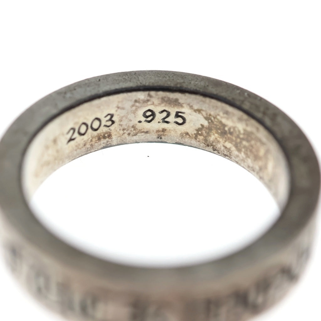 CHROME HEARTS(クロムハーツ) 6mm SPACER FUCK YOU 6mmスペーサーリング ファックユー シルバーBCA336