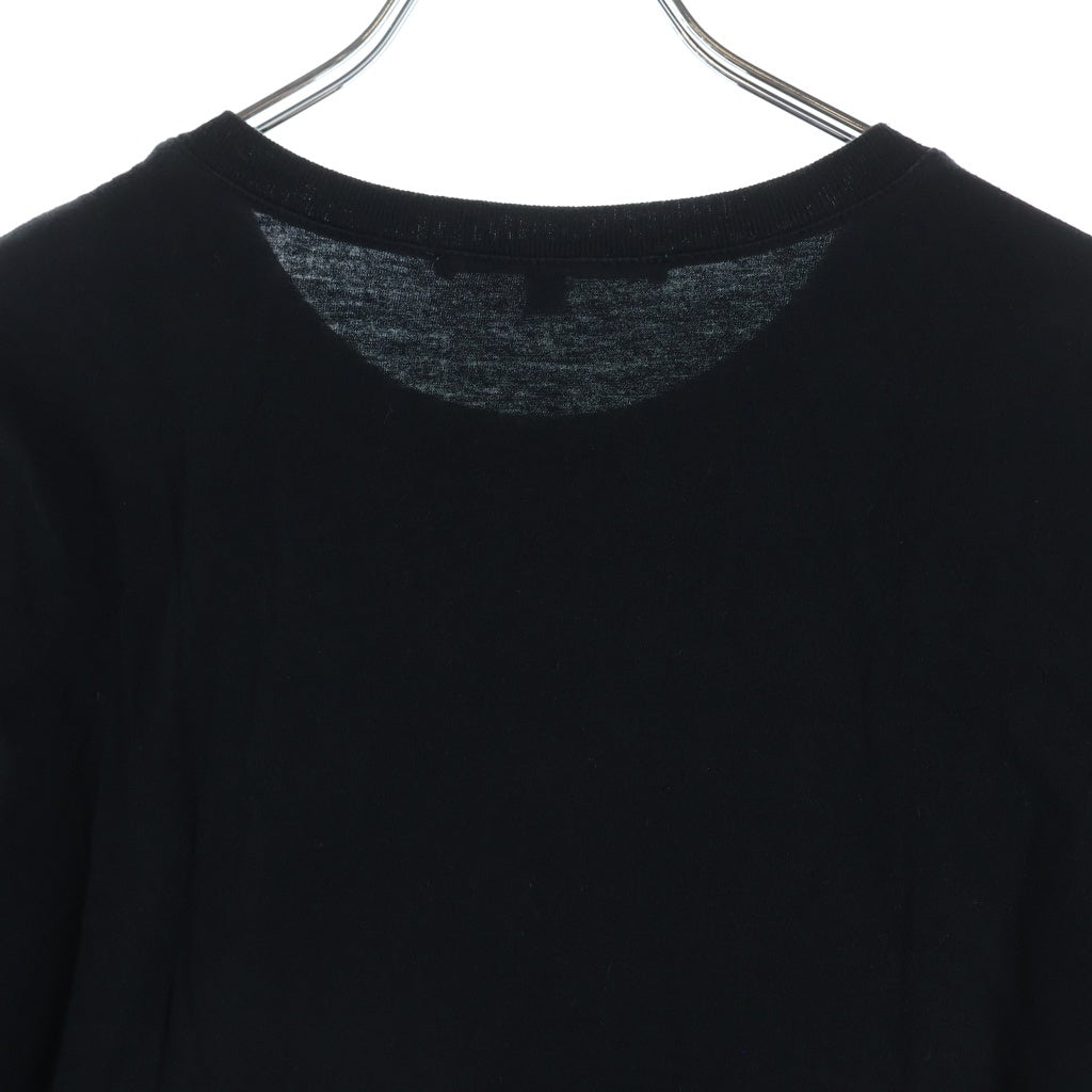 GUCCI(グッチ) ゴールドラメプリント 205314.X3335 カレッジ 半袖Tシャツ ブラック レディース