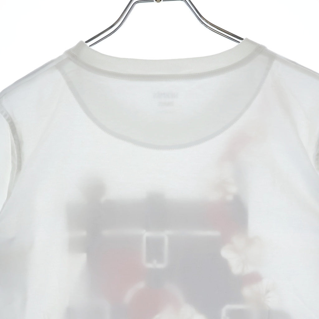 HERMES(エルメス) カルトゥッシュ グラン マネージュ プリントクルーネック半袖Tシャツカットソー 6E4646DA レディース