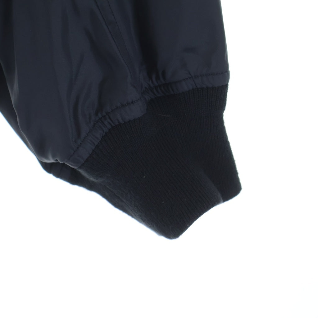 UNDERCOVER(アンダーカバー) 25SS ニット切替 ナイロンタフタ UC1E4207-2 ボンバージャケット ブラック