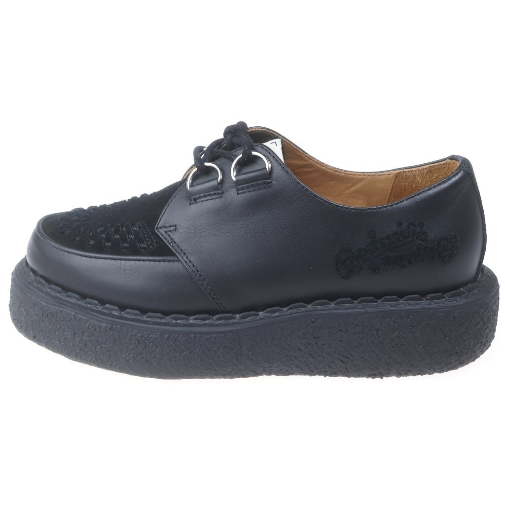 MAISON MIHARAYASUHIRO(メゾンミハラヤスヒロ) BEDWIN & THE MMY General Scale DAVID Leather Inter Lace Shoes C15FW703 レザーシューズ ブラック