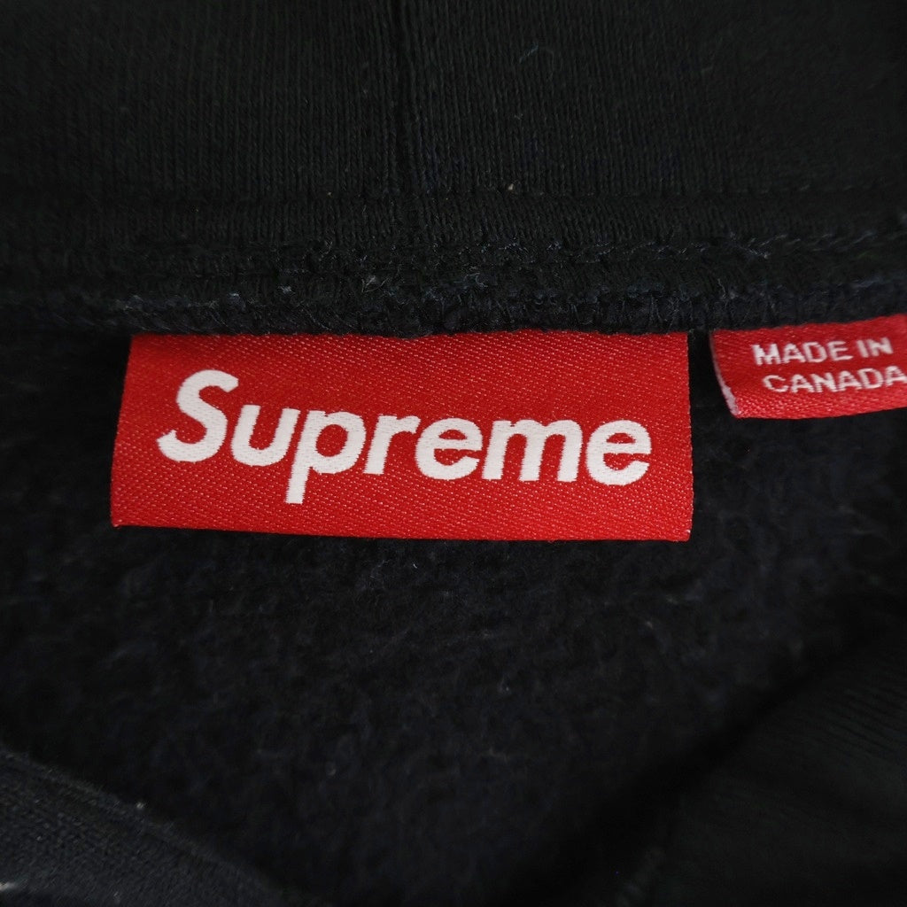 SUPREME(シュプリーム) 24AW S Logo Hooded Zip Up Sweatshirt Sロゴ ジップアップ フーディ ブラック