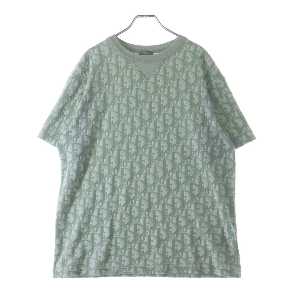 DIOR(ディオール) 24SS OBLIQUE LOGO S/S TEE パイル オブリーク 483J646A0906 Tシャツ グリーン