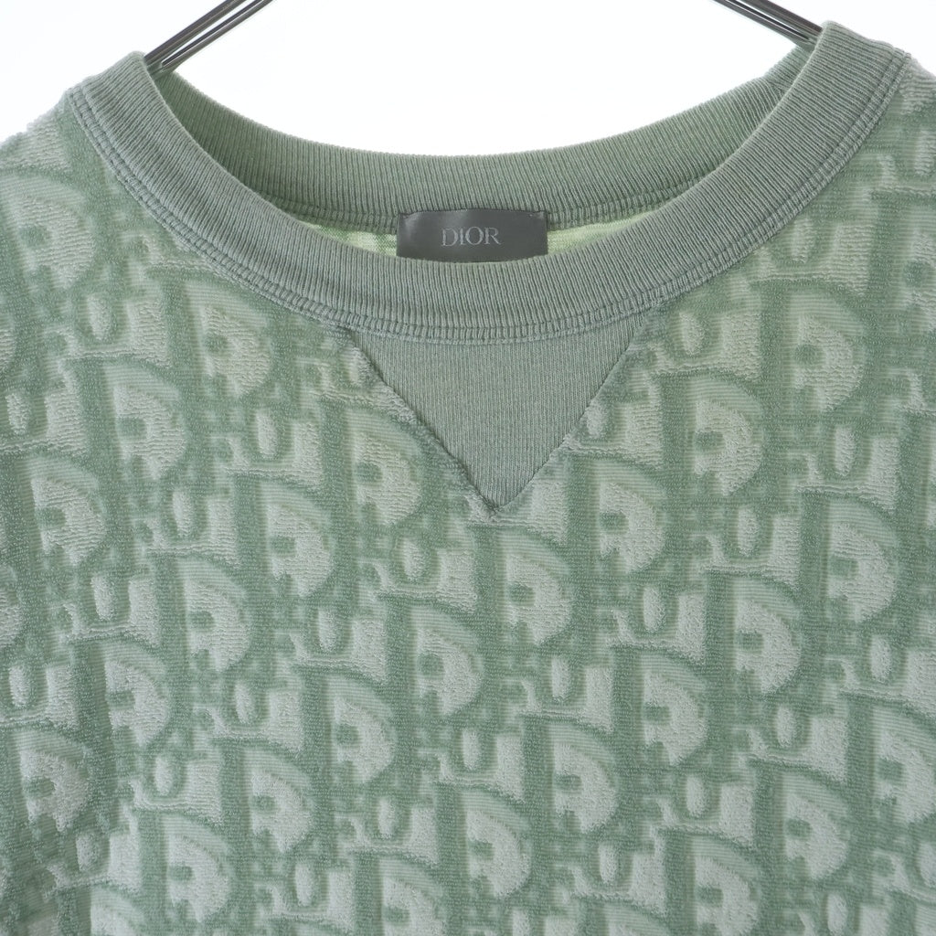 DIOR(ディオール) 24SS OBLIQUE LOGO S/S TEE パイル オブリーク 483J646A0906 Tシャツ グリーン