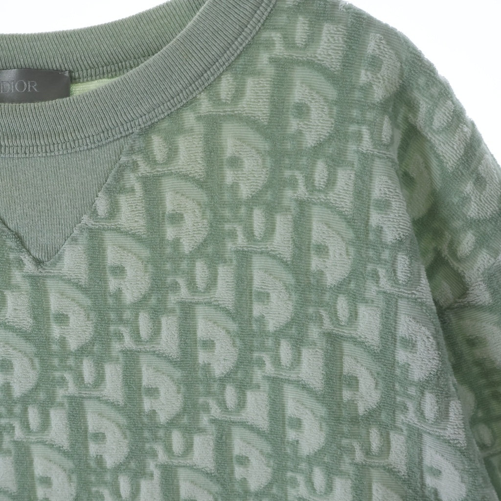 DIOR(ディオール) 24SS OBLIQUE LOGO S/S TEE パイル オブリーク 483J646A0906 Tシャツ グリーン