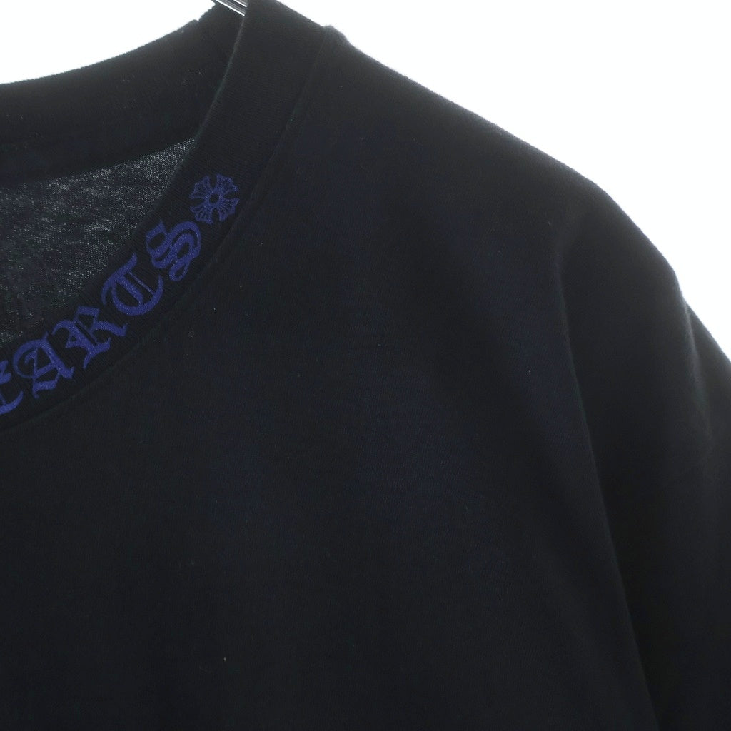 CHROME HEARTS(クロムハーツ) NECK LOGO CH T-SHIRT ネックロゴ 胸ポケット Tシャツ ブラック