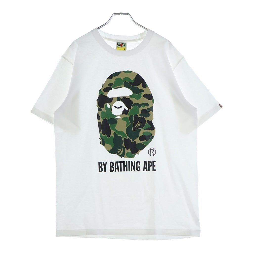 A BATHING APE(アベイシングエイプ) ABC Camo Tee カモ ロゴ 001TEM301005M クルーネックTシャツ ホワイト