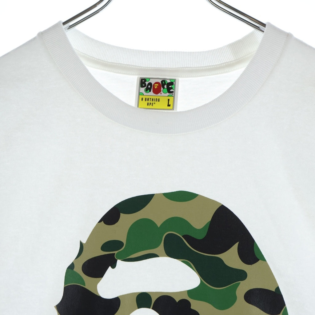 A BATHING APE(アベイシングエイプ) ABC Camo Tee カモ ロゴ 001TEM301005M クルーネックTシャツ ホワイト