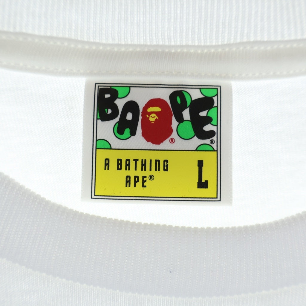 A BATHING APE(アベイシングエイプ) ABC Camo Tee カモ ロゴ 001TEM301005M クルーネックTシャツ ホワイト