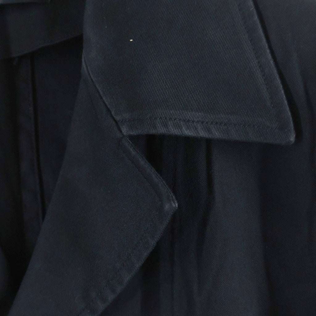 Y's(ワイズ) 20AW コットンツイル YR-C07-010 ロングコート ブラック レディース